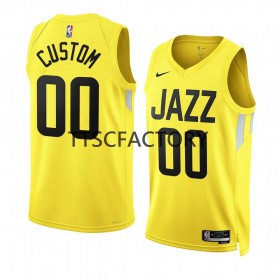 Muške NBA Dres Utah Jazz Jordan Clarkson 00 Nike 2022-23 Icon Edition Žuta boja Swingman
